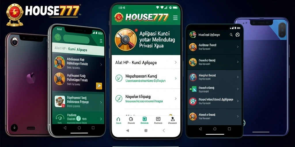 Tampilan antarmuka pengguna HOUSE777 yang modern dan menarik.