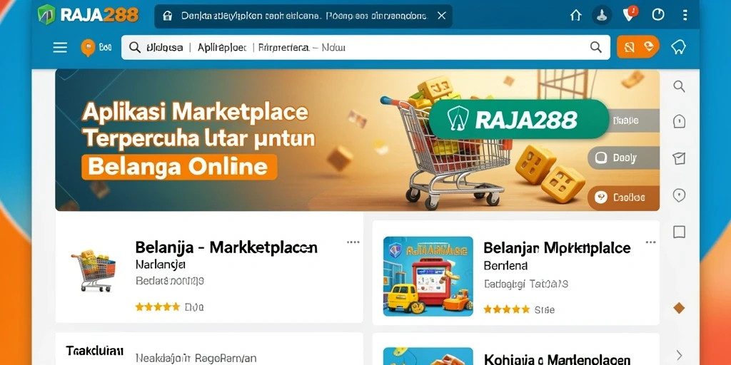 Antarmuka bersih dan mudah digunakan untuk kemudahan belanja online.